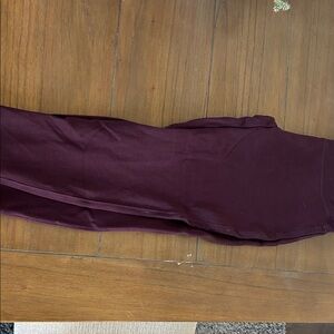 SPANX Burgundy Leggings